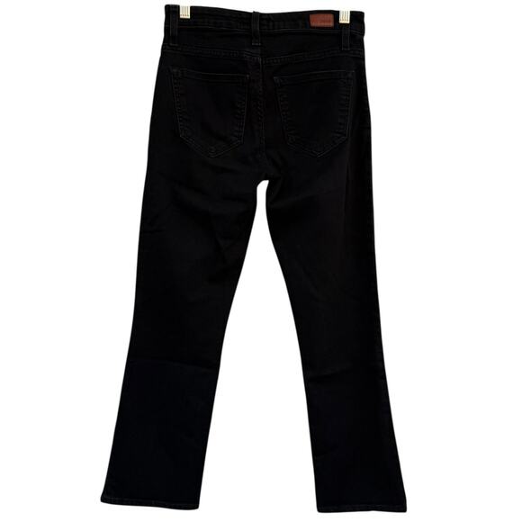 Joie Laney Crop Flare Jeans Black Denim Pants Size 26 Minimalist Retro - Picture 4 of 12